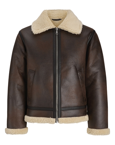 Jack & Jones - JORNorrebro Aviator Jakke - Chocolate Brown 